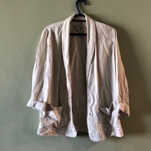 LUCKY BRAND / linen blazer